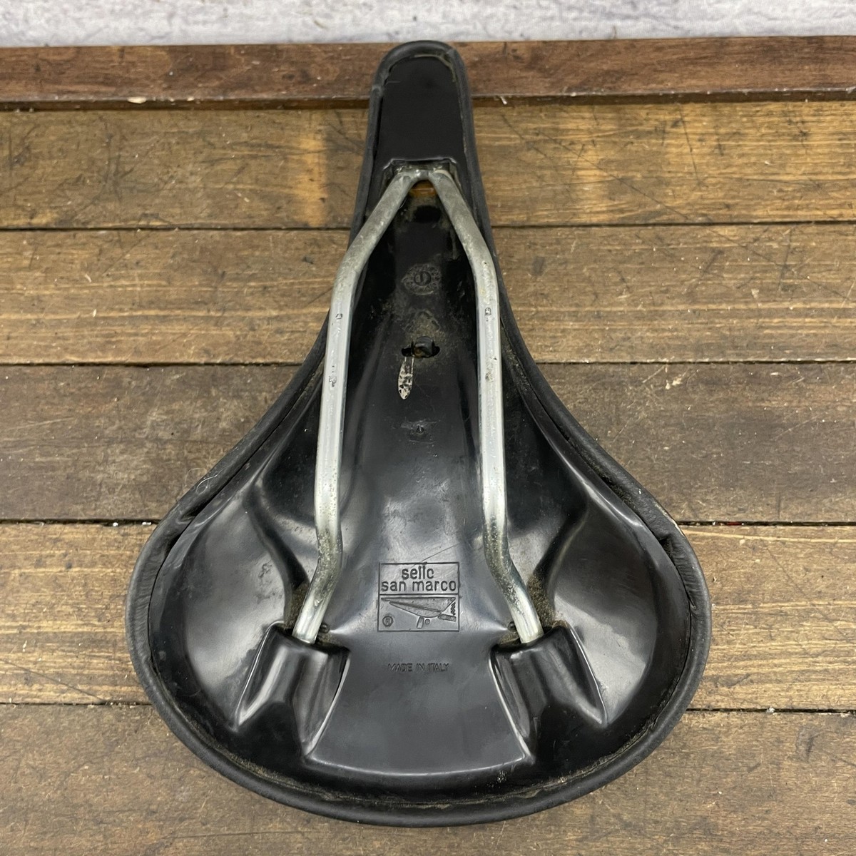 Selle San Marco Slim Line Saddle Black Racing Road Bike Seat 1990s