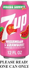 Seven Up 7 Up Endless Summer Sandía Fresa EE. UU. 2025 COMPLETO Nuevo 12 oz Edición Limitada