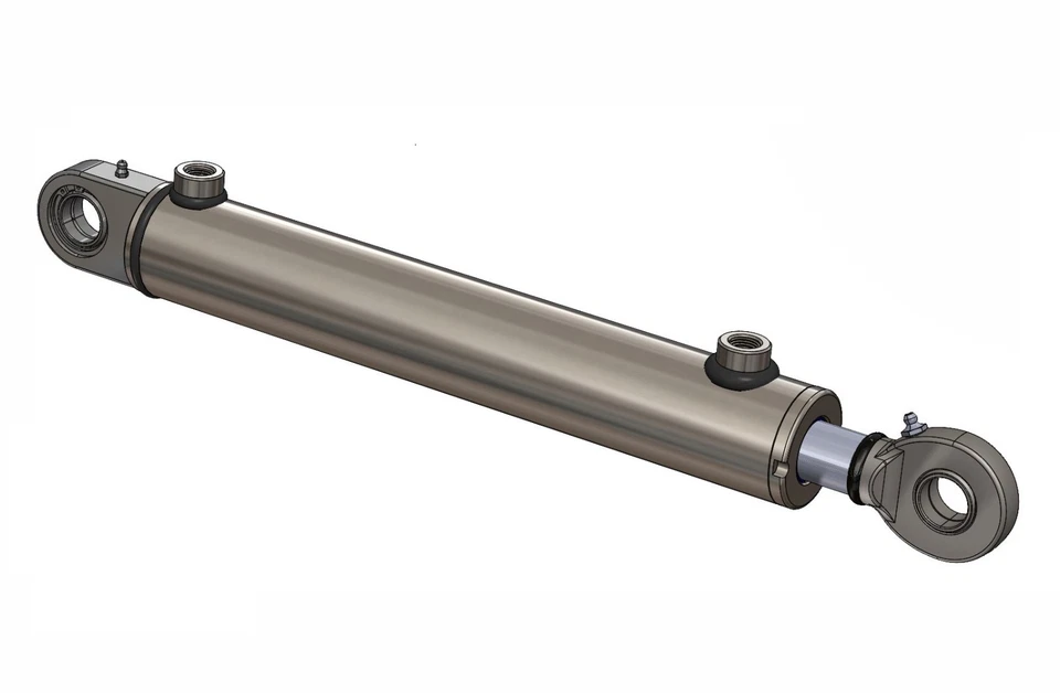 Hydraulik-Zylinder doppelwirkend Mit Gelenkauge 32/20-40/25-50/30-60/40-70/40 - Bild 3 von 3