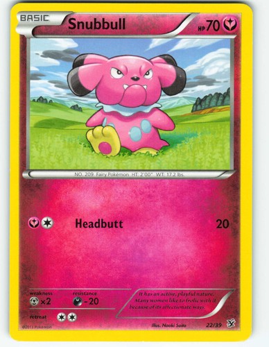 Snubbull - 22/39 Kalos Starter Set - Pokémon TCG - 2013