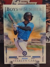 2025 Panini Boys Of Summer Silver SP Starlyn Caba Marlins /249 🔥