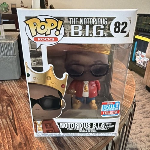 Funko POP! Rocks #82 Notorious BIG w/ Crown 2018 Fall Convention Exclusive NYCC