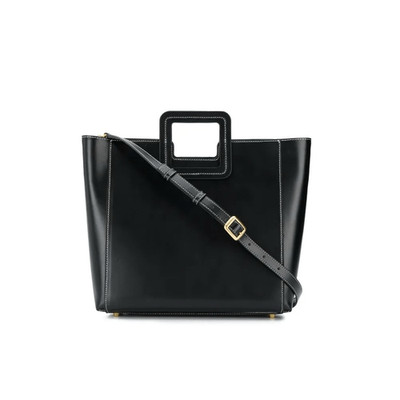 STAUD Shirley square handle tote bag