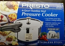 Presto Stainless Steel Pressure Cooker | 4-Quart
