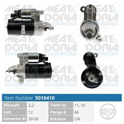 Meat & Doria Starter FüR Audi A6 Avant 4G5 C7 3.0 TDI Quattro 4GD 4GH-image