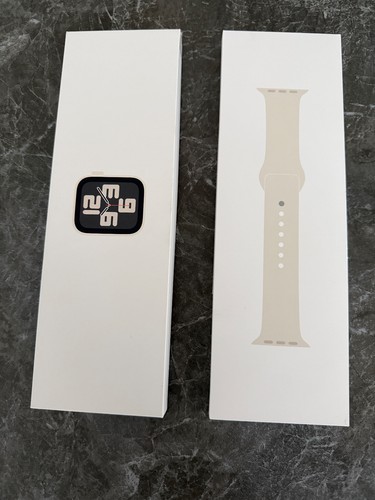 Apple Watch SE (2024) 40mm Aluminiumgehäuse mit Sportarmband - Polarstern... - Bild 4 von 4