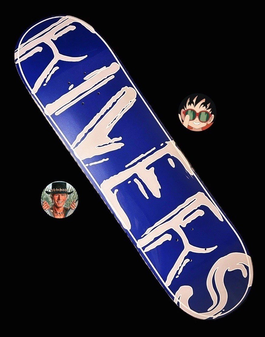 RARE ERIC RIVERS Grind Movie Skateboard Deck Warner Bros Bam Margera BRAND NEW