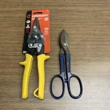 Crescent Snips WISS Serrated Blades and WISS A-12 Drop Forged Solid Steel Snips