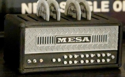 Plektrumhalter - Miniatur Mesa Dual Gleichrichter Verstärker Kopf - Plektrumhalter