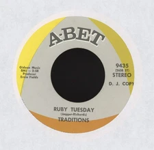 The Traditions - Ruby Tuesday on ABet Promo Northern Soul 45
