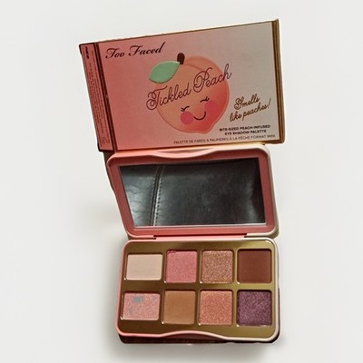 Too Faced TICKLED PEACH Bite Sized Eye Shadow Palette Limited Edition New 