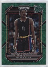 2023 Panini Prizm Draft Picks Rated Prospect Choice Green 1/8 Omaha Biliew 3hd