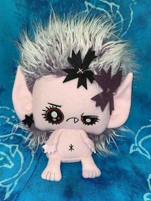 Vamplets Mourning Glory - Bad Luck Fairy Cute Creepy Pastel Goth Plush Toy Doll