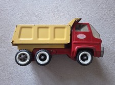 Vintage Tonka Dump Truck Red & Yellow Pressed Steel 1970-1973 -Tonka U.S.A.