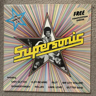 SUPERSONIC TV Show Vinyl LP Album 1975 - BAY CITY ROLLERS, HOLLIES , SWEET +