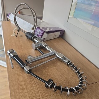 twin outlet kitchen tap similar cooke&lewis bilbrough Mixer Tap heavy weight