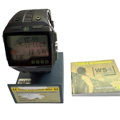 TIMEX Expedition WS4 T49664 Digital Watch Black New Battery 2026 Running