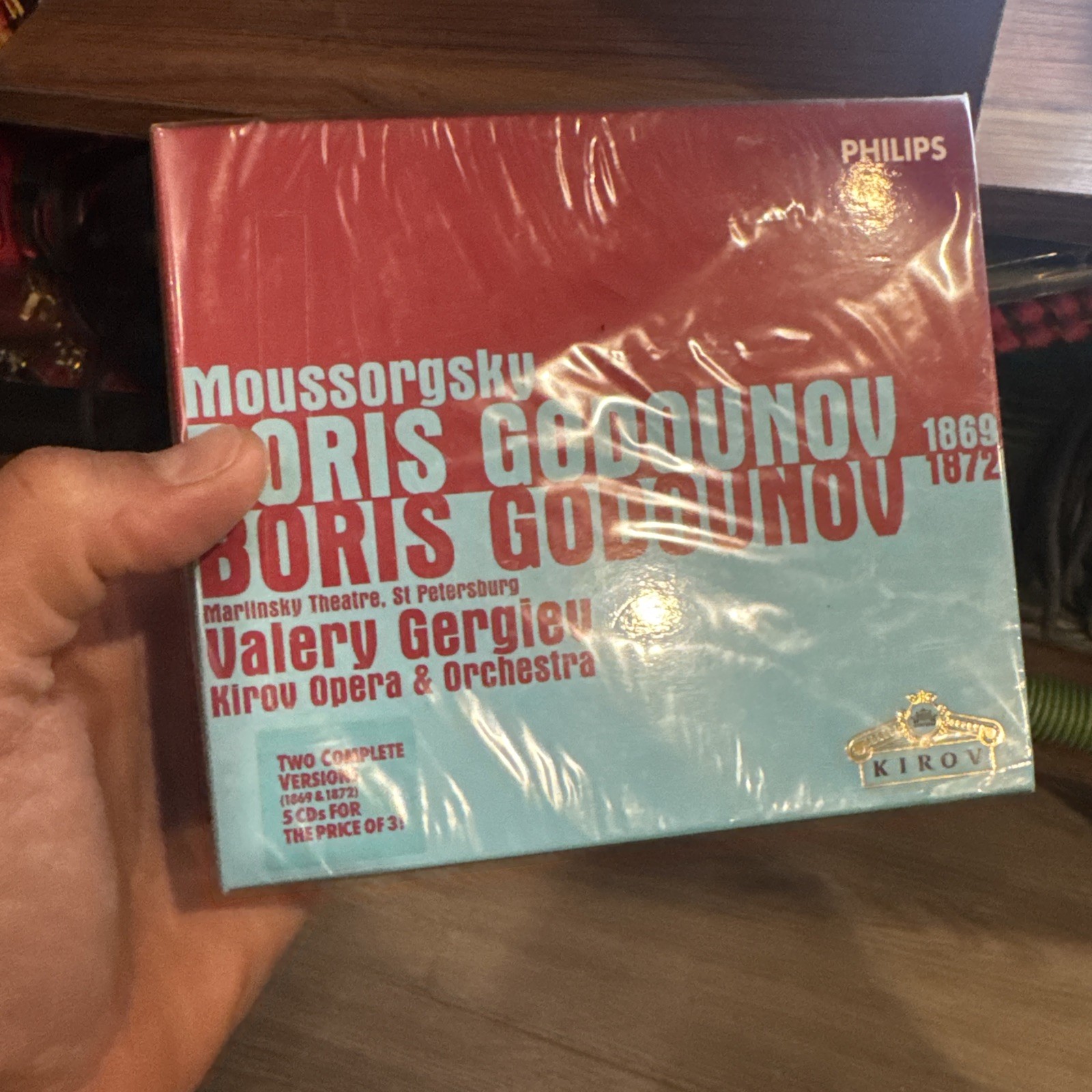 Philips Brand Informatics Moussorgsky: Boris Godounov (Philips 462 230-2) Valery Gergiev Kirov ...