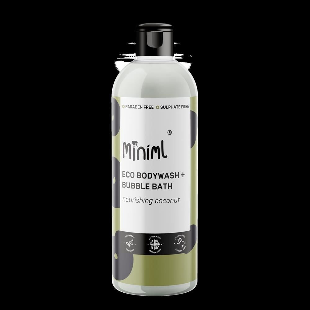 Miniml Bodywash + Bubblebath – Indulgent Coconut 400Ml Sulphate-Free - Image 4