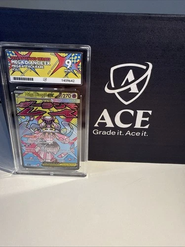 Mega Diancie ex 267/217 ACE 9 Mint Ascended Heroes Mega Attack Rare Pokemon