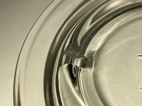 Hilton Hotel schwerer Glas Aschenbecher - 5" Durchmesser mit Hilton Logo Vintage - Bild 9 von 24