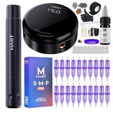 Mast Tattoo Kit Tour Air Rotary Tattoo Pen Machine Gun Kit, Super Slim Shor...