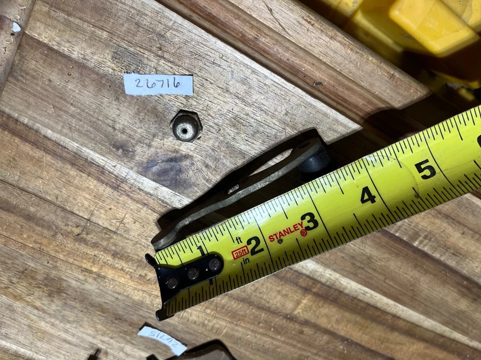 Vintage Pflueger fishing reel leather thumb spool control ((26716) - Image 4 of 4