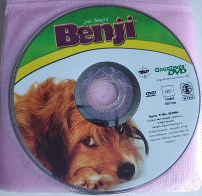 Joe Camp's Benji Loose Disc DVD Good Times Full Screen