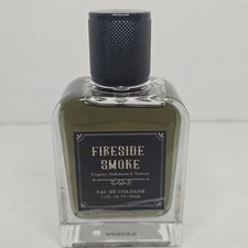 Tru Fragrance Fireside Smoke Eau De Cologne Spray Cognac 3.4 Fl Oz/ 100 ML New 