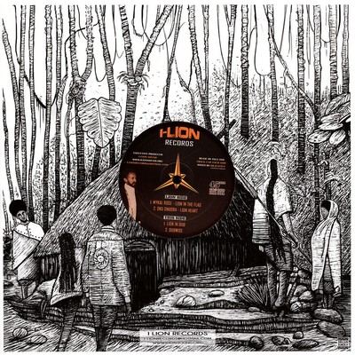 Mykal Rose, Oku Onoura - Lion In The Flag, Lion Heart / In Du (Vinyl 12'' - 2021)