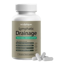 Sculptique Lymphatic Drainage Capsules, Lymphatic Drainage, 60 Capsules 1pc 