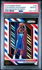 SHAI GILGEOUS-ALEXANDER 2018 PRIZM RED/WHITE/BLUE RWB RC #184 PSA 10 GEM MINT!