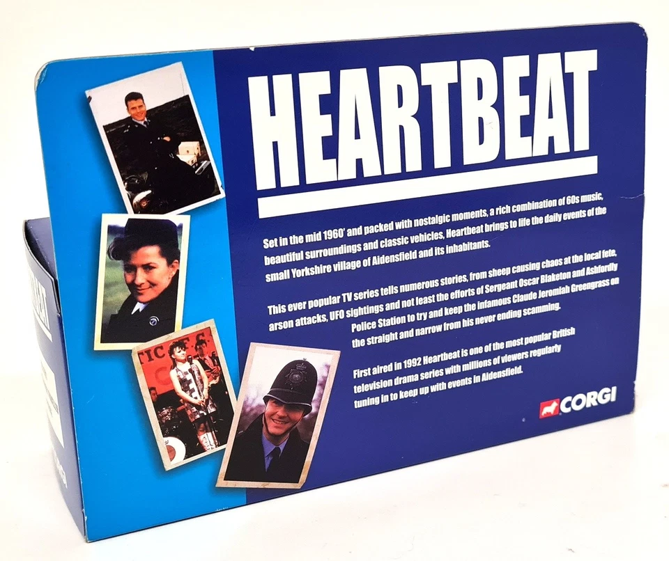 Corgi 1/43 Morris Minor Traveller + Figure TV Heartbeat Diecast Scale Model Car - Image 3 of 4