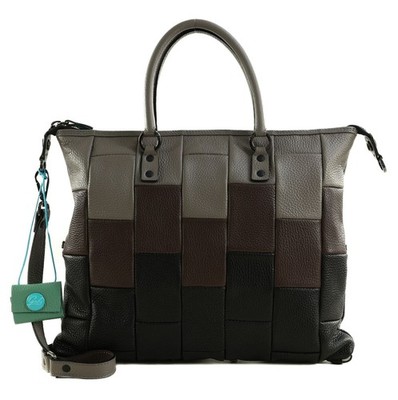 Gabs G3 Plus TG Tricolor Degrade M Schultertasche Tasche Zinco + Quercia + Nero