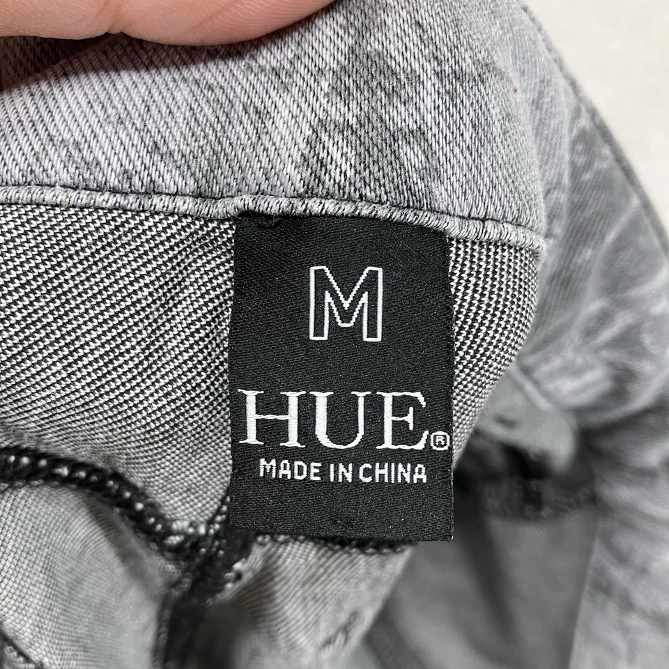 Leggings de mezclilla con estampado de pitón HUE para mujer medianos de piel de serpiente pantalones elásticos ultra suaves Foto 3 de 4