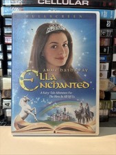 Ella Enchanted DVD, 2004 Full Screen Anne Hathaway Preowned Fairy Tale Film -A