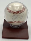 Ken Griffey Jr Signed Official American League Baseball with Stand