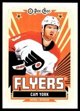 2025-26 O-Pee-Chee #428 Cam York Philadelphia Flyers Retro Hockey Card