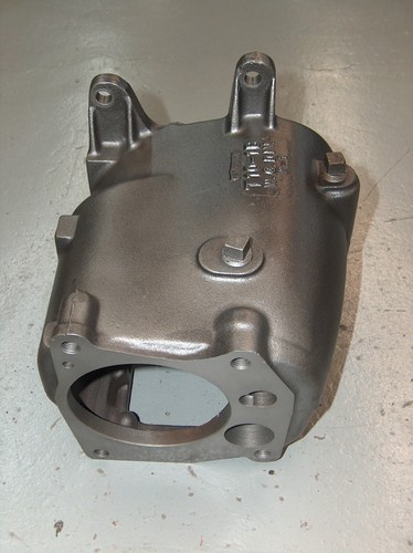 1962 Chevy Borg Warner T10 4 Speed Transmission Cast Iron Main Case T10-1B W-1 - Foto 2 di 16