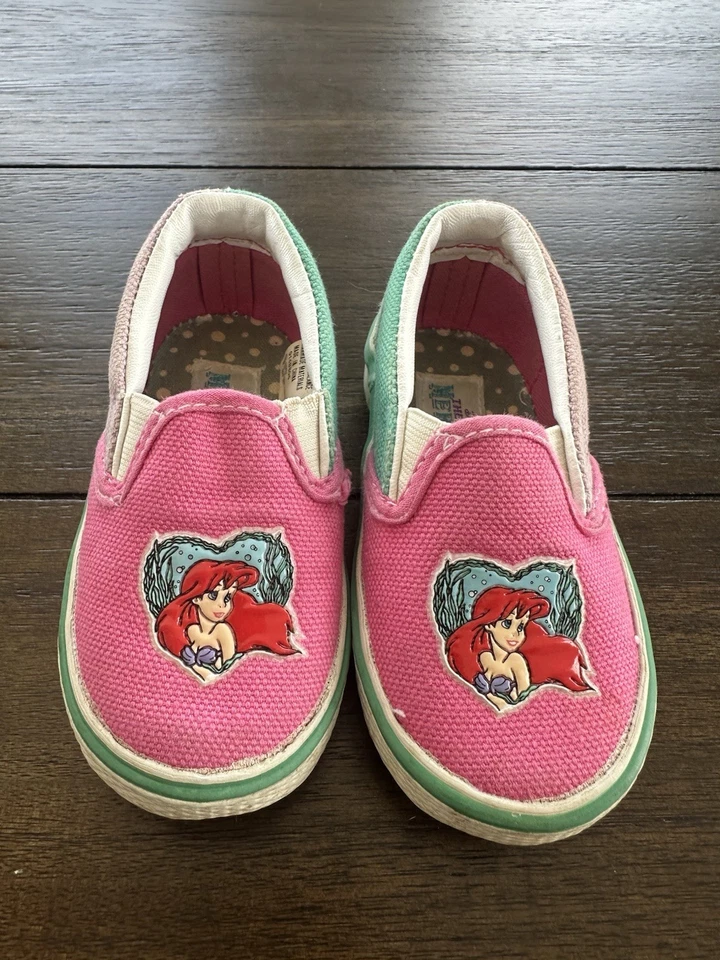 Vintage Little Mermaid Shoes Toddler Size 5 - Image 2 of 4