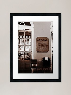 Cafe Du Monde Gerahmter Kunstdruck Gerahmtes Wandbild Poster Leinwanddruck Bild