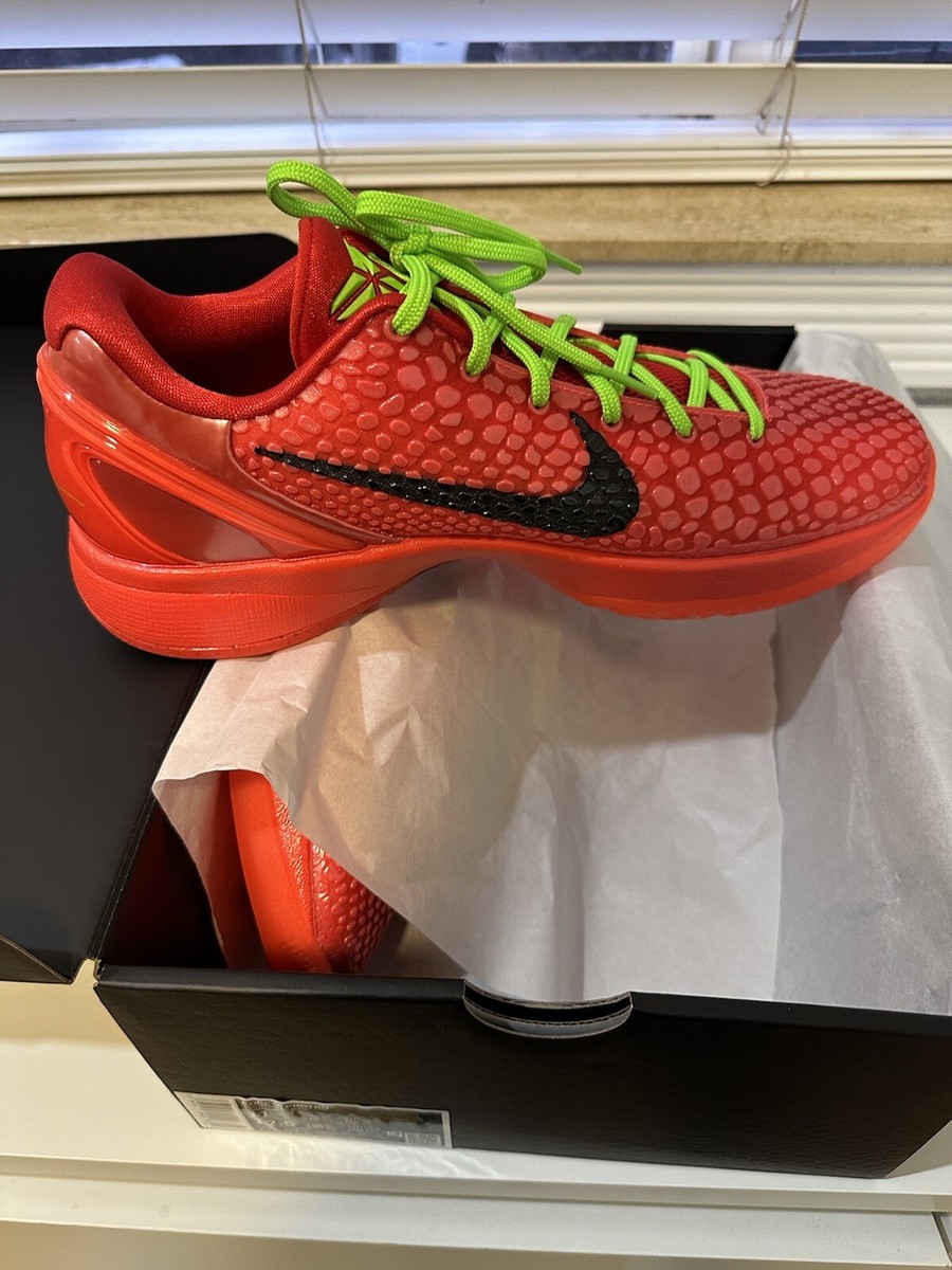 Size 11 - Nike Zoom Kobe 6 Protro Low Reverse Grinch | eBay