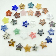 50pcs Natural Stone Quartz Crystal Healing Star Gemstone Reiki for Home Decor