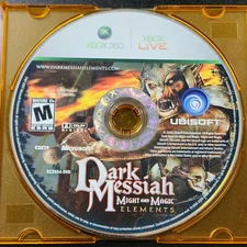 Dark Messiah: Might and Magic Elements Xbox 360, Loose, Tested & Working