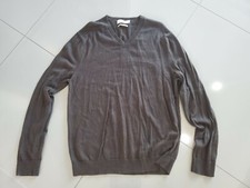 CALVIN KLEIN MEN'S SWEATER EXTRA FINE MERINO WOOL PULLOVER SIZE LARGE