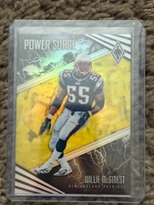 Willie McGinest 10/25 2017 Phoenix Gold Power Surge #4 Patriots
