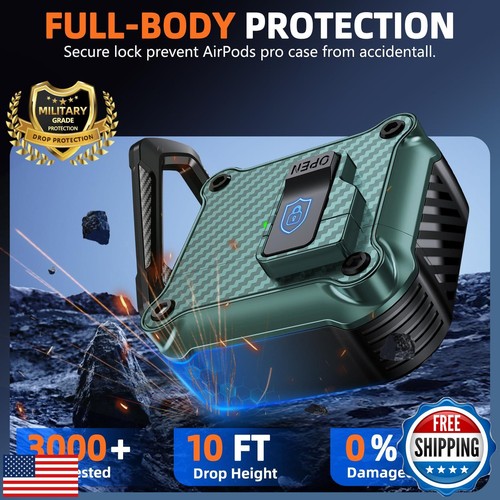 Inesore Compatible with AirPods 4th Generation Case,with Cleaner kit,Automati - Picture 4 of 5