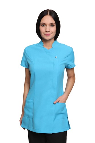 Freya Beauty Tunic Nail Salon Hairdressing Spa Therapist Massage Uniform Blouse - Picture 59 of 126