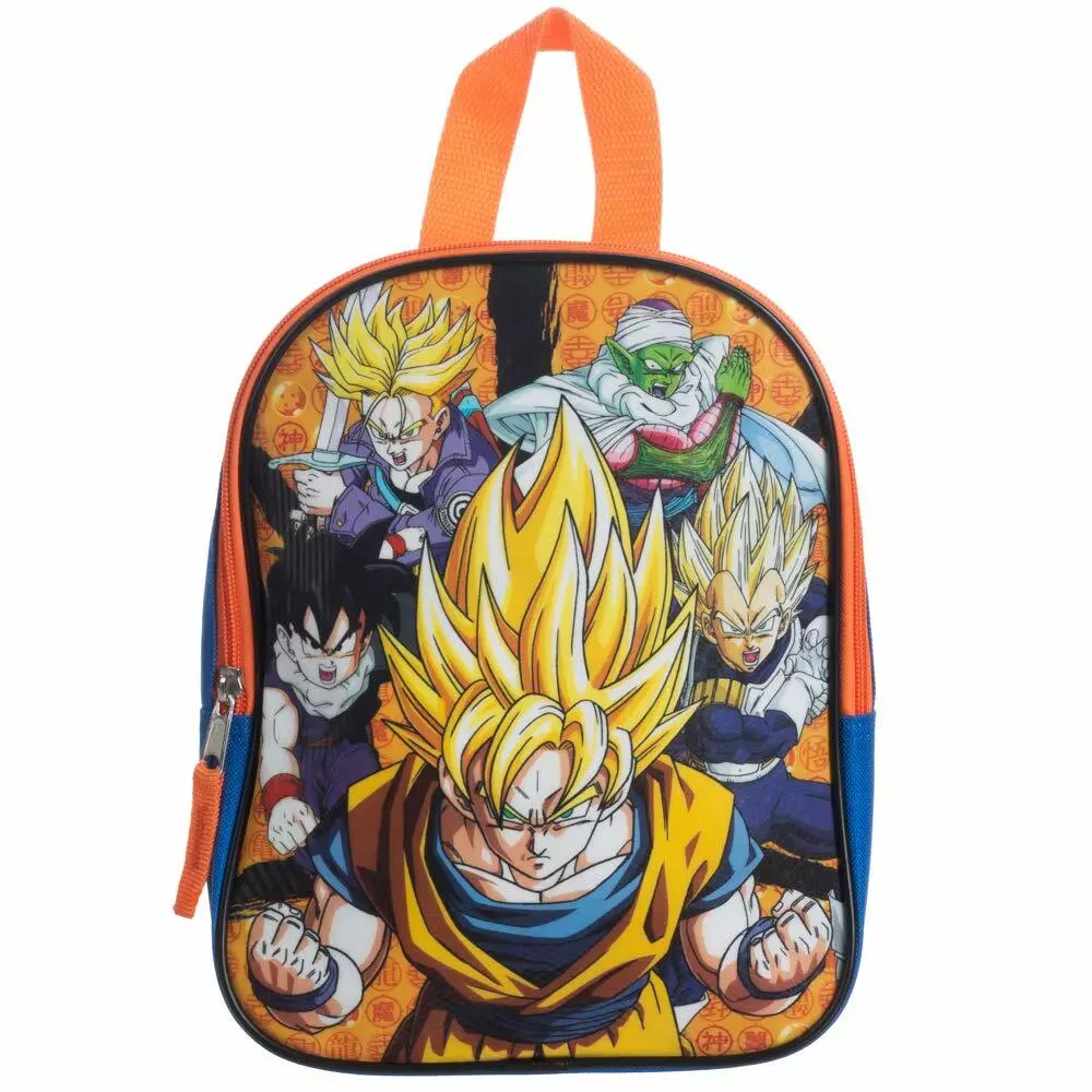 Dragon Ball Z Anime Die Cut 3D Goku Character Kids Backpack