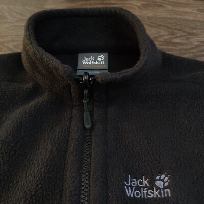 Damen Jack Wolfskin 3-in 1 Fleecejacke Jacke schwarz XS S 34 36 Outdoor Camping